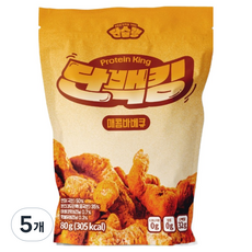 단슐랭 단백킹 매콤바베큐 단백질 스낵, 80g, 5개