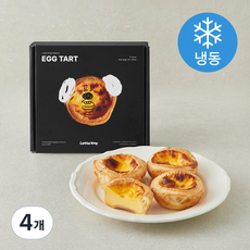라떼킹 에그타르트 4개입 (냉동), 240g, 4개