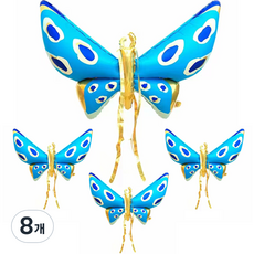 MEO 홈 생일파티 나비 날개풍선, 숲속블루요정, 8개