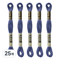 브랜드얀 DMC 25번 면사 자수실 5p, 161번, 25개