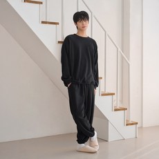 AnotherD 情侶款柔軟刷毛睡衣上下套裝