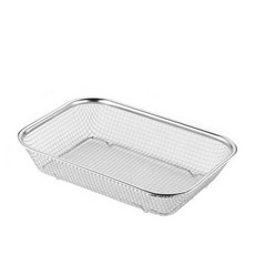 德利生活 多用途不鏽鋼通風瀝水架, 灰色, 1個, 1層