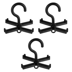 진영컴퍼니 넥타이 걸이 벨트 행거, 검정, 3개