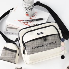 jeballot 男女通用 Latris 斜揹包, 象牙白