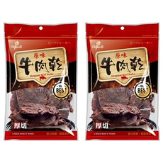 Chiao-E 巧益 原味牛肉乾, 70g, 2包