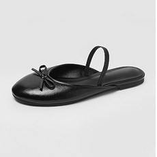 CHAAKAN SHOES Lisa 兩穿蝴蝶結露跟平底鞋 1cm SBLTR1h1157