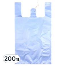 월드크린 손잡이 비닐봉투 하늘, 10L, 200개