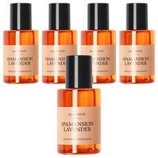 아소윤 스파맨션 아로마 바디 마사지 오일 라벤더, 5개, 100ml