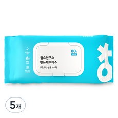 Cleaninglab 掀蓋式萬能清潔紙巾, 80張, 5包