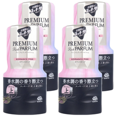 EARTH 地球製藥 Sukki-ri 室內芳香除臭劑 香水調浪漫粉 PREMIUM Rich PARFUM, 400ml, 4個