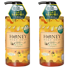 第一石鹼蜂蜜保濕沐浴乳 細緻泡沫 天然蜂蜜植萃 淡淡香氛, 500ml, 2瓶