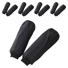 HappiMood 多用途廚房作業用防水防油袖套 2入 x 5組, 黑色