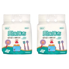 倩揮 廚房抹布 多用途加厚 120抽 懸掛式, 20 x 20cm, 2包