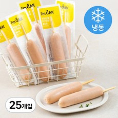 맛있는 닭가슴살 옥수수 소시지 꼬치 (냉동), 70g, 25개입