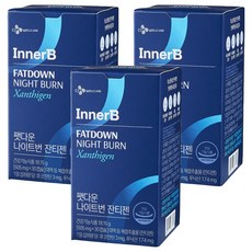 리턴업 팻다운 컷 잔티젠 다이어트 보조제, 30정, 3개