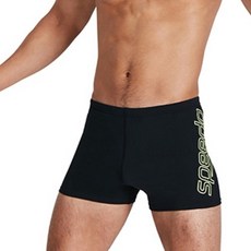 speedo 男款堅固四角平口泳褲 8-12417C712