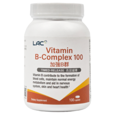 LAC 利維喜 高單位B群100食品錠, 1個, 100顆