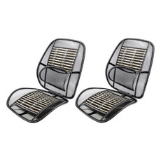 엑스핏 시원한 여름 대나무 망사 통풍시트 등받이형, 혼합색상, 2개