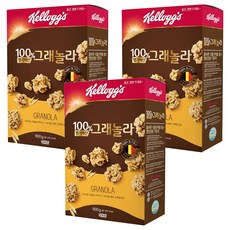 Kellogg's 家樂氏 比利時產原味纖穀脆, 900g, 3盒