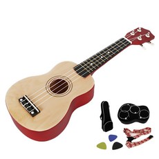 藍色天使女高音尤克里裡+琴包+頸帶+琴弦+撥片 3P 套組, 高音