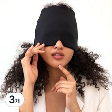 P&K 舒適眼罩 黑色, 3個, 1入