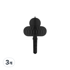 나눔 러브팟 디자인 자연가습기 리필 티슈볼 클로버 다크그레이, 3개