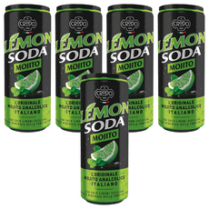 CRoDO 莫希托風味氣泡飲 - 義大利進口 清爽氣泡 無酒精 隨時享受酒吧風味, 330ml, 5瓶