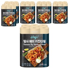 Tamsaa Hej! 捲筒廚房紙巾 每卷200張, 12捲, 6袋