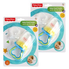 fisher-price 費雪 矽膠蔬果咬咬樂, 藍色, 2組