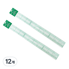 유니크 그레이딩자 50cm G-001, 12개, 그린