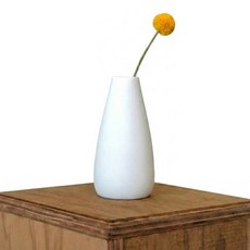 北歐風 陶瓷縮口花器, 白色
