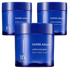 미샤 수퍼 아쿠아 울트라 히알론 밤크림 오리지널, 70ml, 3개