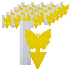 가든잇 초파리 끈끈이 트랩 24p + 와이어 24p 세트 노랑, 2세트