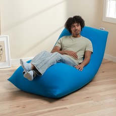 요기보 맥스 스탠다드 2인용 빈백 소파 방문설치, 아쿠아 블루