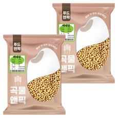푸드앤픽 곡물앤픽 백태콩, 2kg, 2개