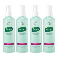 아크네스 퍼펙트 솔루션 바디미스트, 200ml, 4개
