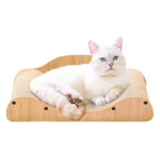 DING DONG PET 貓咪波浪坐墊貓抓板, 混色, 1個