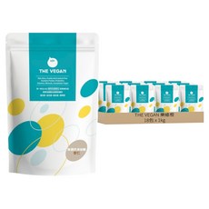 THE VEGAN 樂維根 無加糖 植物性優蛋白粉 杏仁口味, 18袋, 1kg