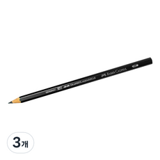 FABER-CASTELL 輝柏 水彩黑鉛鉛筆 117806, 6B, 3個