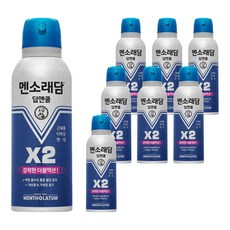 멘소래담 딥앤쿨 에어로솔 스프레이파스 150ml, 1개입, 8개