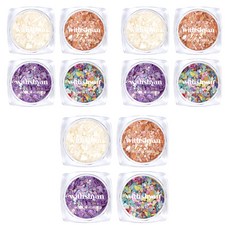 위드샨 프리미엄 자개 네일 글리터 4종 세트, 01 진주알, 04 노을, 11 제비꽃, 15 색동저고리, 3개