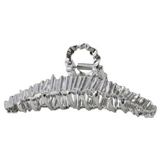 CHIC CHIC 日本造型抓夾 立體銀 9.5CM