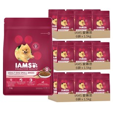 IAMS 愛慕思 健康優活 小型成犬營養配方乾糧, 雞肉口味, 1.5kg, 18袋