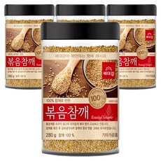 Baedaegam 焙炒芝麻, 280g, 4個