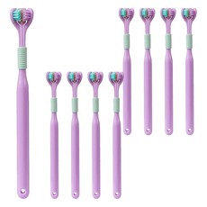 오픈스페이스 프리미엄 3면 칫솔 라벤다, 1개입, 9개