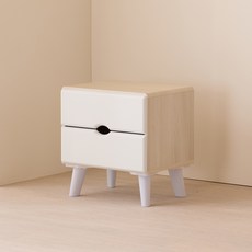 제이디퍼니처 고급 2단 서랍장, 백화이트, 1개