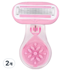 Jieum& 女性用除毛刀 粉紅色, 2個, 1入