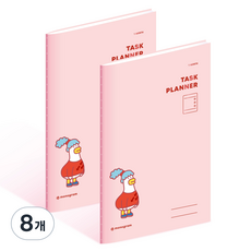 모노그램 1MONTHS 태스크 플래너 MG-0024, HIPDUCK 3, 8개