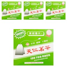 天仁茗茶 茉莉香片 量販經濟包, 2g, 100包, 4盒