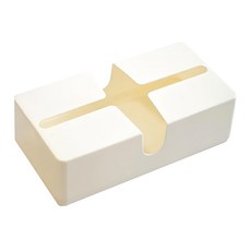 OKA十字快取式面紙盒 25 x 13 x 7.5cm 簡約設計 多場所適用, 1個